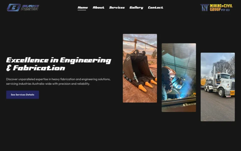 Engineering excellence in fabrication and heavy equipment services.