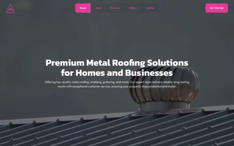 Metal roofing services for homes and businesses.